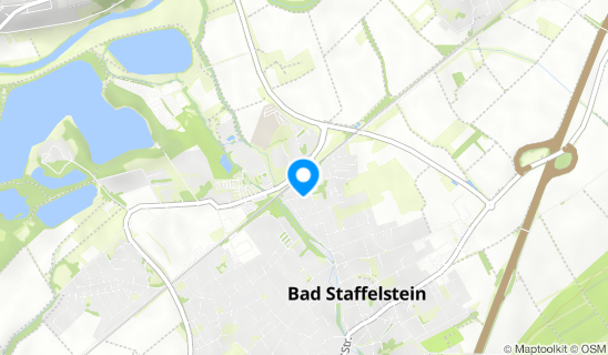 Kartenausschnitt DB Fahrradservice Hbf. Bad Staffelstein